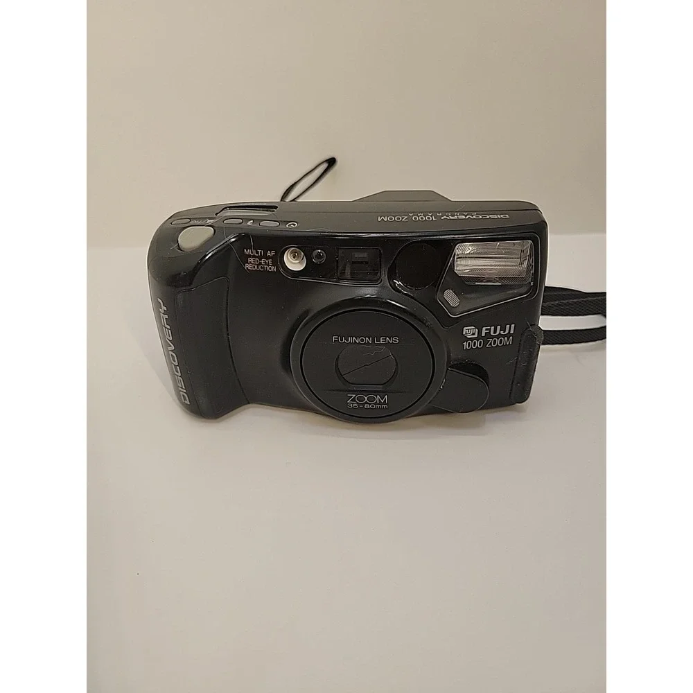 Fuji Discovery 1000 Zoom 35mm Film Camera Multi AF Fujinon 35-80mm Point